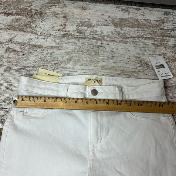 L'AGENCE Selma High Rise Sleek Baby Boot in Blanc Size 30 NWT - Picture 15 of 16